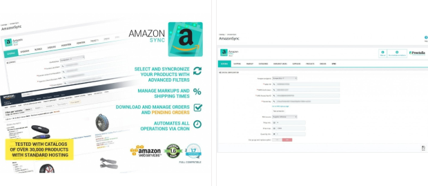 PrestaShop Addons Modulo Amazon Sync Marketplace